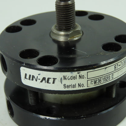 Lin-Act ST-1.50X0.50-2-V Pneumatic Cylinder 1.50" Bore 0.50" Stroke 250PSI