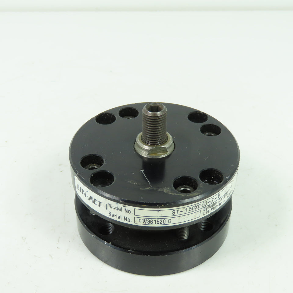 Lin-Act ST-1.50X0.50-2-V Pneumatic Cylinder 1.50" Bore 0.50" Stroke 250PSI