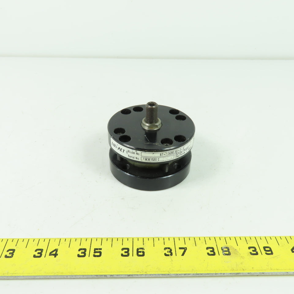Lin-Act ST-1.50X0.50-2-V Pneumatic Cylinder 1.50" Bore 0.50" Stroke 250PSI