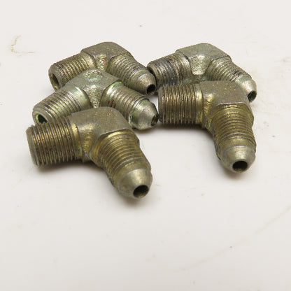 Parker 3/16" JIC Male x 1/8" NPT Male Elbow 90° Lot Of 5