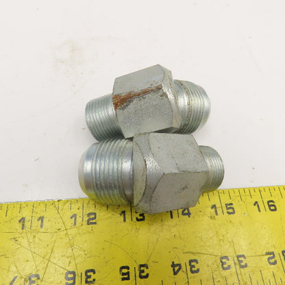 3/4" NPT Male x 1" (-16) JIC Male Elbow 45° Lot Of 2