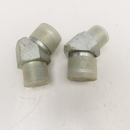 3/4" NPT Male x 1" (-16) JIC Male Elbow 45° Lot Of 2