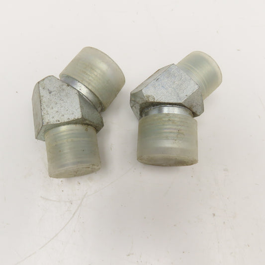 3/4" NPT Male x 1" (-16) JIC Male Elbow 45° Lot Of 2