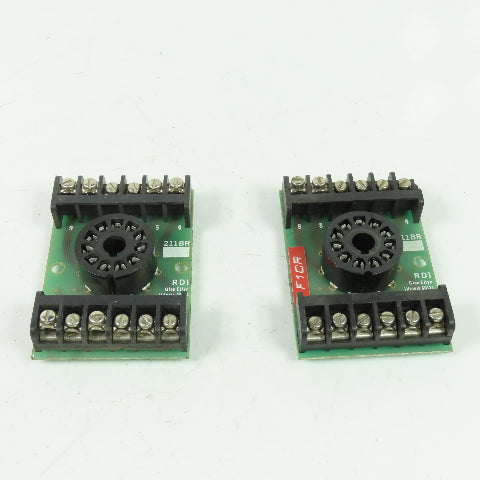 RDI 211BR Relay Socket 620-0082 Lot Of 2