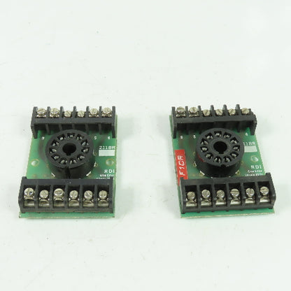 RDI 211BR Relay Socket 620-0082 Lot Of 2