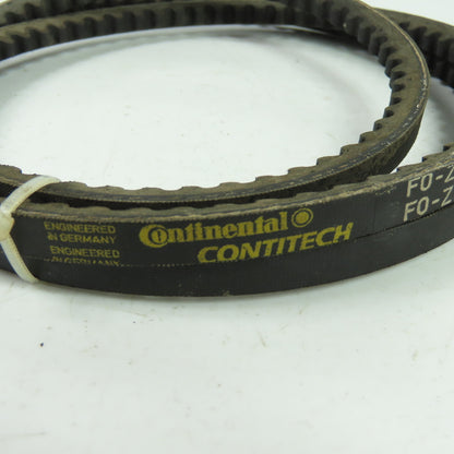 Continental Contitech F0-Z XPZ 1480 V-Belt Lw L=L EL 0.366" Wide Lot Of 3