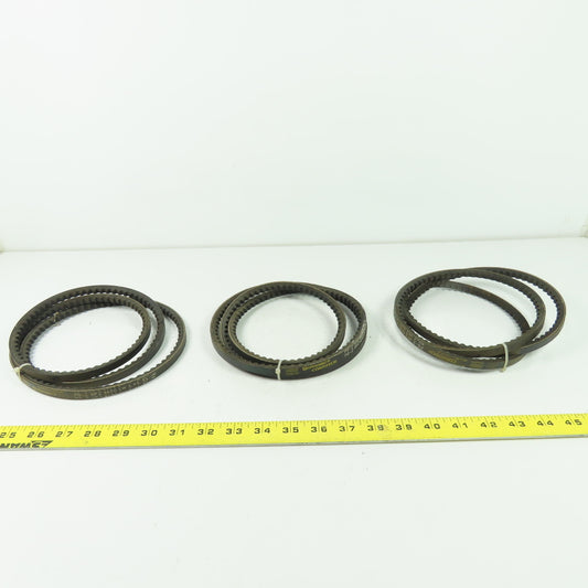 Continental Contitech F0-Z XPZ 1480 V-Belt Lw L=L EL 0.366" Wide Lot Of 3