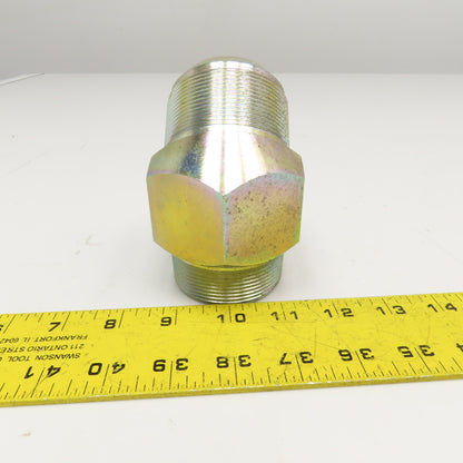 2" (-32) JIC Male x 2" NPT Male Elbow 45°