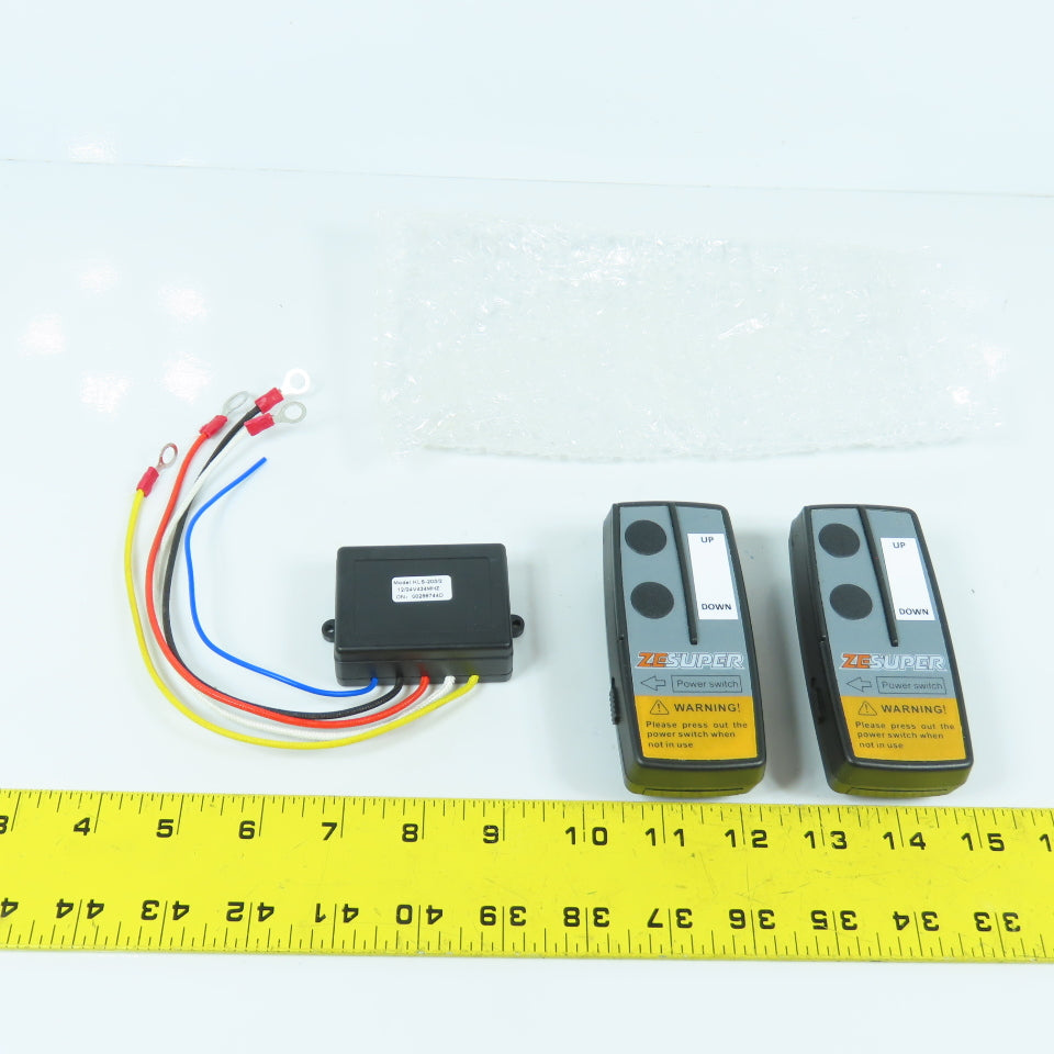 Zesuper KLS-203/2 Winch ATV UTV SUV Truck 12/24V Wireless Remote Control System