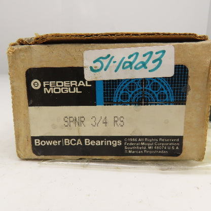 Federal Mogul SPNR 3/4 RS 3/4" Bore 2 Bolt Pillow Block Bearing Unit