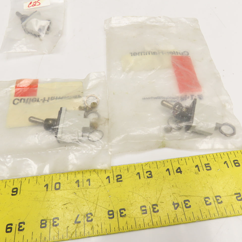 Cutler Hammer 8526K5 125/250VAC Momentary Contact Toggle Switch Lot Of 3