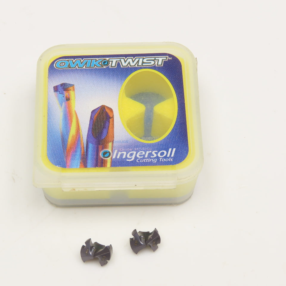 Ingersoll YBB1030R01 IN2005 Qwik Twist D.406" D10.3 Carbide Drill Head Box of 2