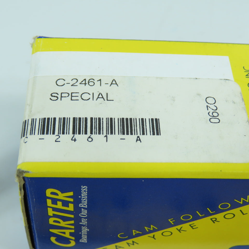 Carter C-2461-A Cam Follower Bearing 1" OD x 7/16-20 Stud