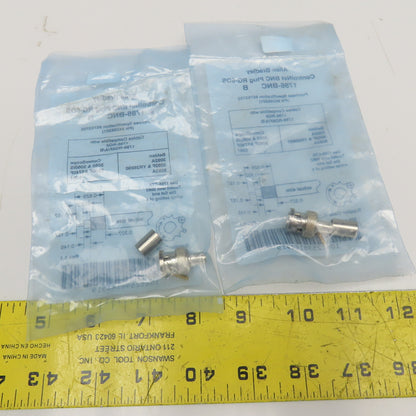 Allen Bradley 1786-BNC ControlNet Media Coaxial BNC Connector RG-6QS Lot Of 2