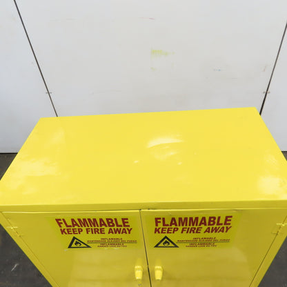 30 Gallon 2-Shelf 2-Door Flammable Storage Safety Cabinet 36" x 18" x 42"H