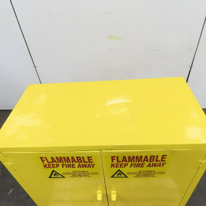 30 Gallon 2-Shelf 2-Door Flammable Storage Safety Cabinet 36" x 18" x 42"H
