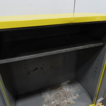 30 Gallon 2-Shelf 2-Door Flammable Storage Safety Cabinet 36" x 18" x 42"H