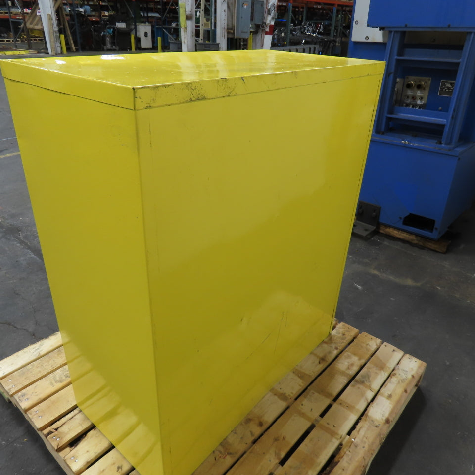 30 Gallon 2-Shelf 2-Door Flammable Storage Safety Cabinet 36" x 18" x 42"H