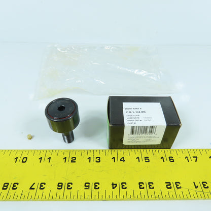 Smith CR-1-1/4-XB Flat Cam Follower Roller 1-1/4" OD x 3/4" Wide x 1/2"-20 Stud