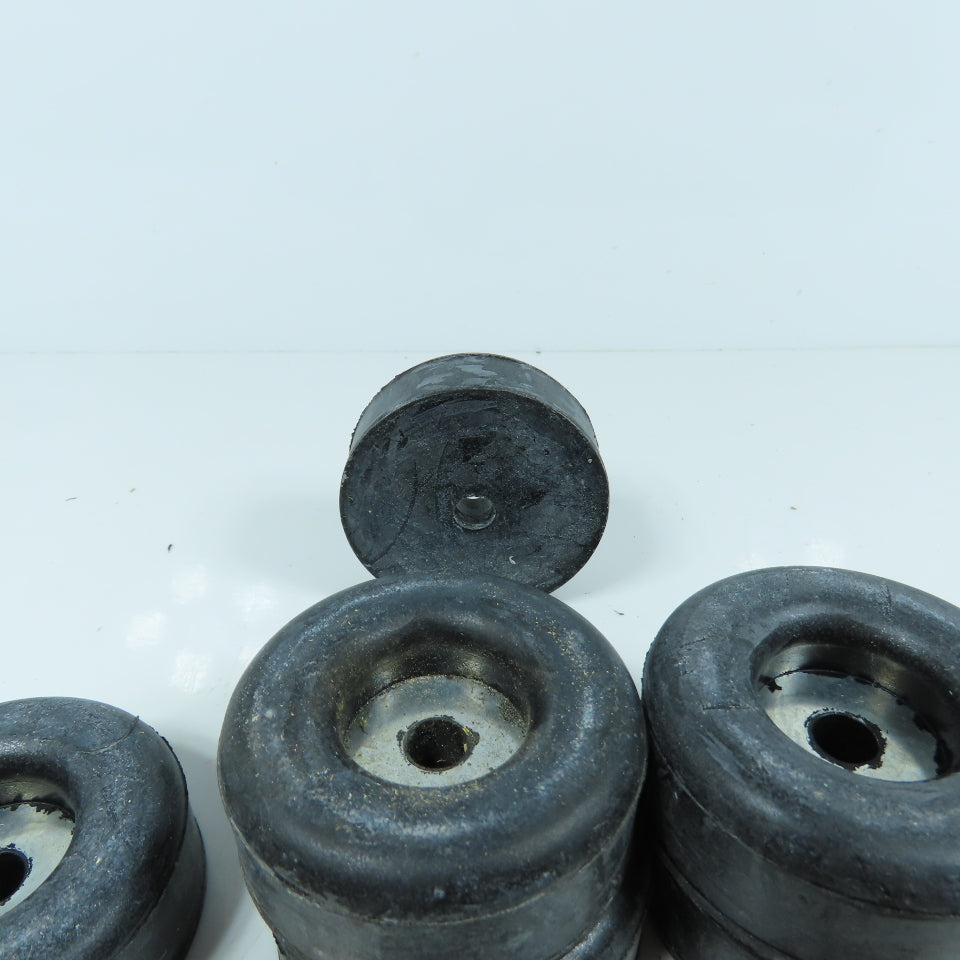 JR Products 10715 Black Rubber Ramp Bumper 2.5" OD x 3/8" Hole x 1" Thick Lot/15