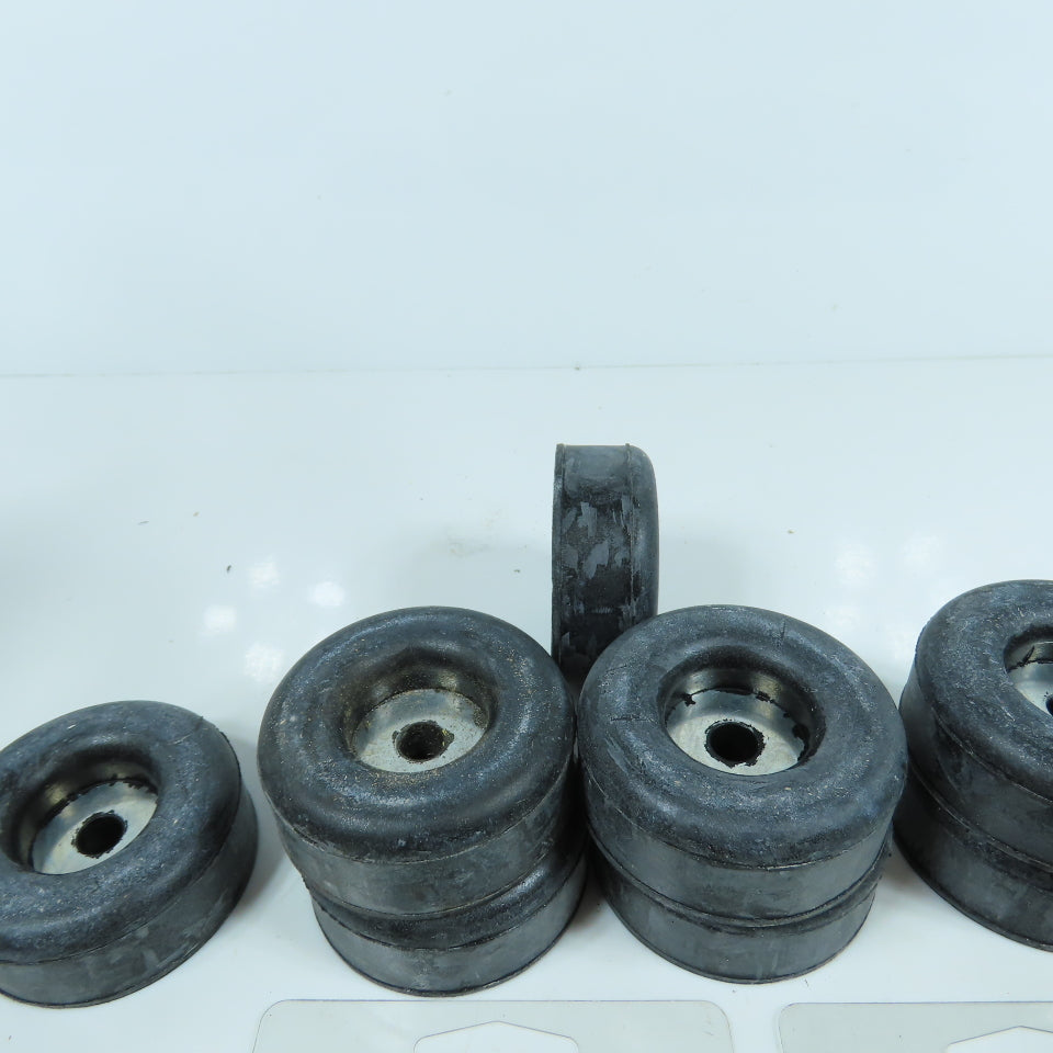 JR Products 10715 Black Rubber Ramp Bumper 2.5" OD x 3/8" Hole x 1" Thick Lot/15