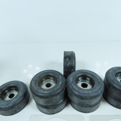 JR Products 10715 Black Rubber Ramp Bumper 2.5" OD x 3/8" Hole x 1" Thick Lot/15