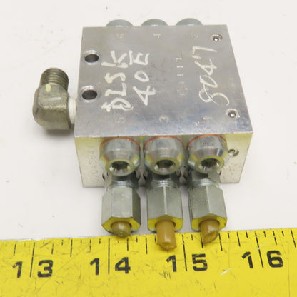 Lube 6 Outlet Grease Divider Valve Manifold