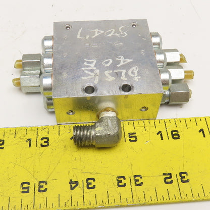 Lube 6 Outlet Grease Divider Valve Manifold