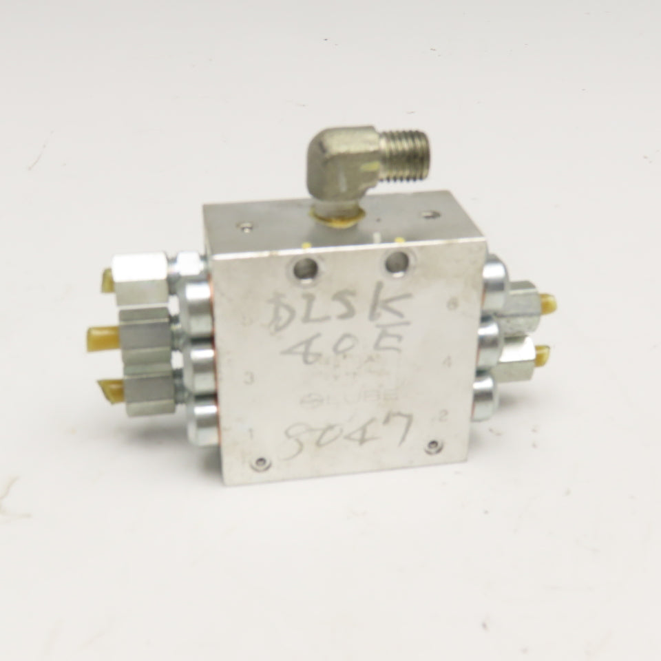 Lube 6 Outlet Grease Divider Valve Manifold