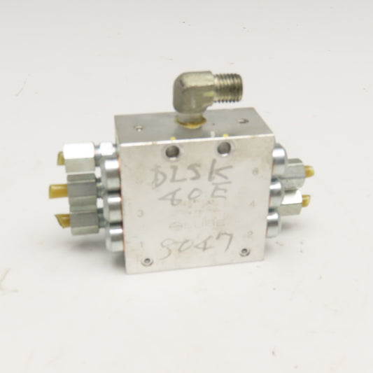 Lube 6 Outlet Grease Divider Valve Manifold