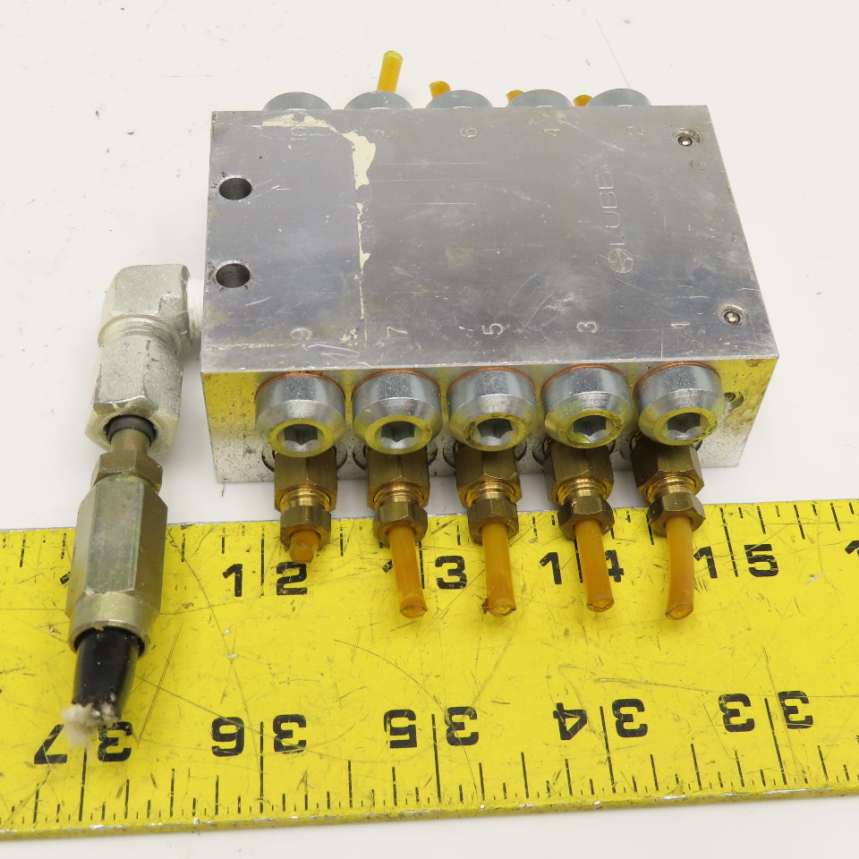 Lube 10 Outlet Grease Divider Valve Manifold