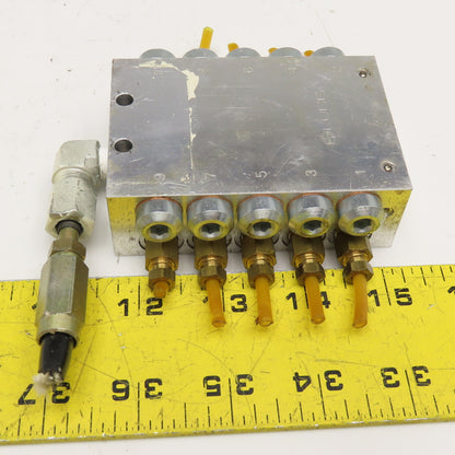 Lube 10 Outlet Grease Divider Valve Manifold