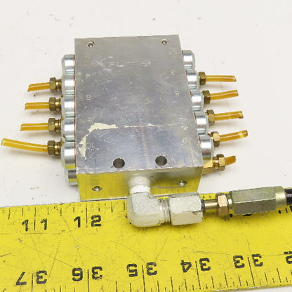 Lube 10 Outlet Grease Divider Valve Manifold