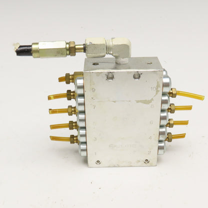 Lube 10 Outlet Grease Divider Valve Manifold