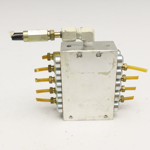 Lube 10 Outlet Grease Divider Valve Manifold