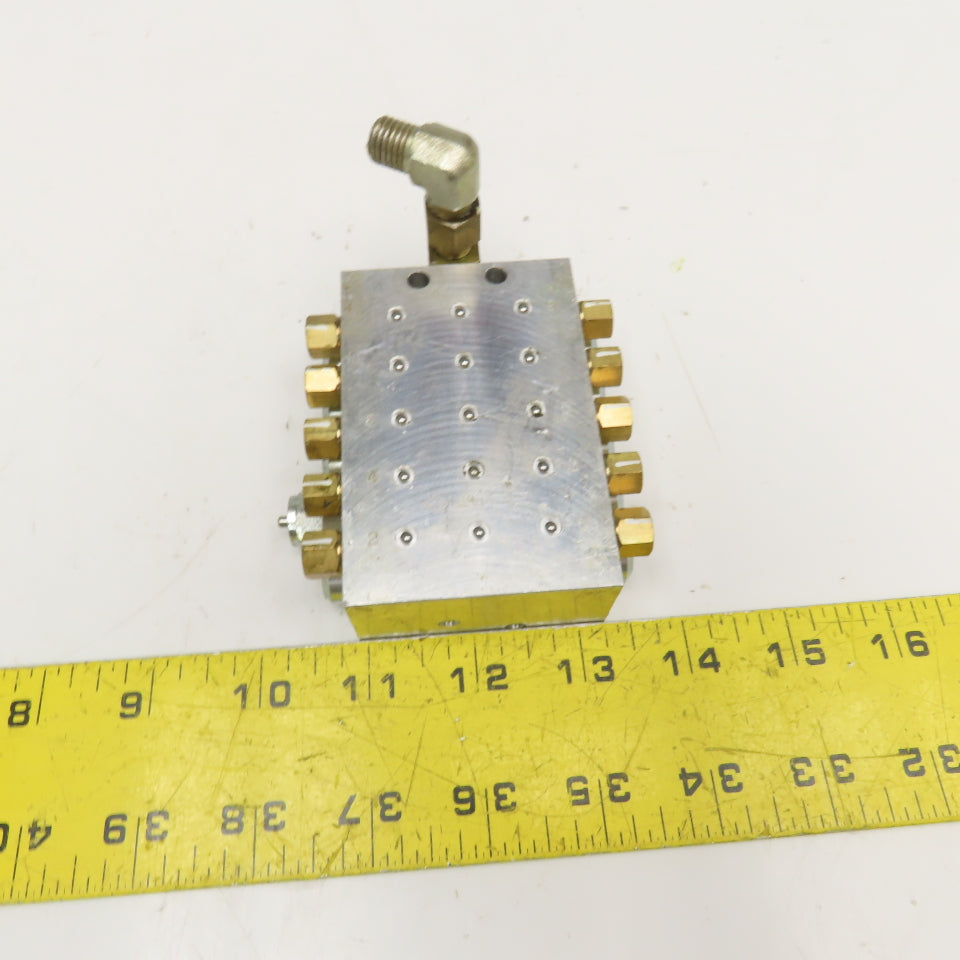 Lube 10 Outlet Grease Divider Valve Manifold