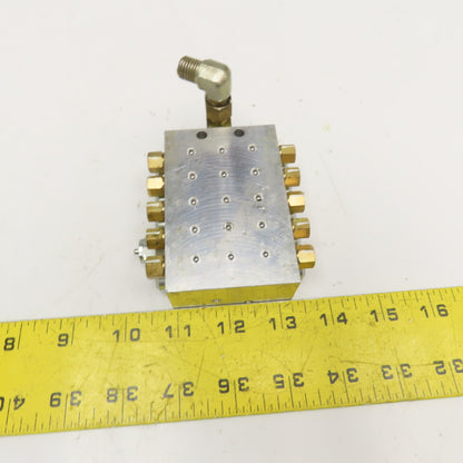 Lube 10 Outlet Grease Divider Valve Manifold