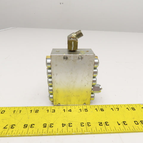 Lube 10 Outlet Grease Divider Valve Manifold