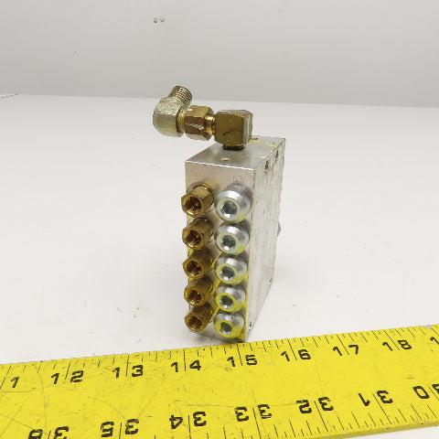 Lube 10 Outlet Grease Divider Valve Manifold