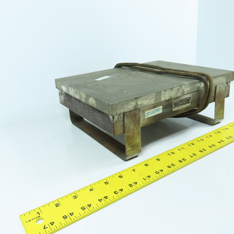 Chromalox 1-35398 1200 Watt Electric Heating Surface Plate Pad 115V 12" x 9"