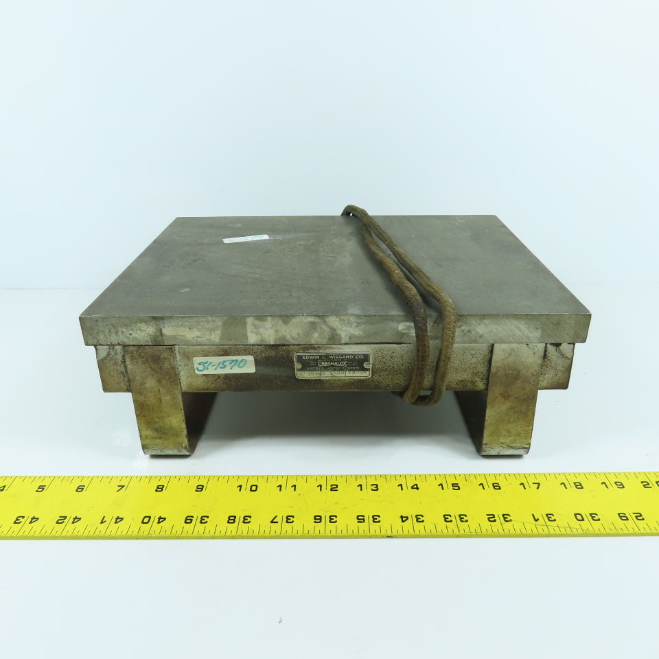 Chromalox 1-35398 1200 Watt Electric Heating Surface Plate Pad 115V 12" x 9"