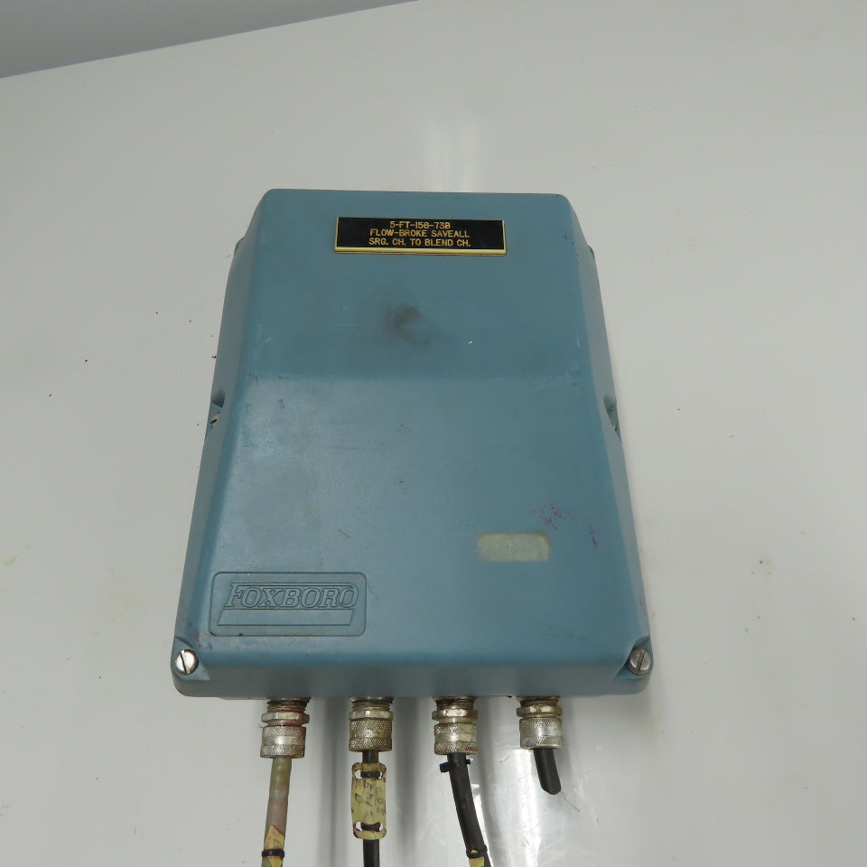Foxboro 896-PA CS-E/FN-A Magnetic Flow Transmitter 12V 60VA 4-20mA ST A