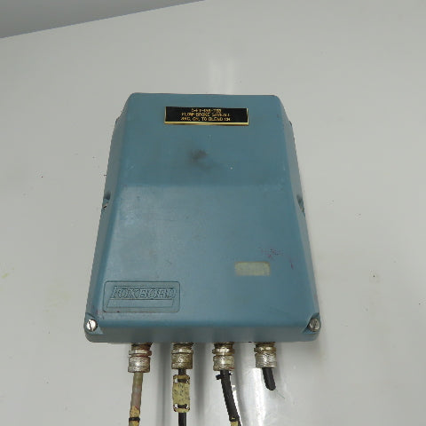 Foxboro 896-PA CS-E/FN-A Magnetic Flow Transmitter 12V 60VA 4-20mA ST A