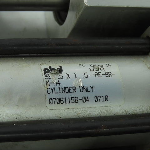 PHD SEB25 X 1 .5-AE-BR-M Pneumatic Slide And Cylinder 1.5" Stroke 3/4" Rod Dia.