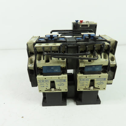 Telemecanique LP1 D0901 Reversing Contactor 600V 25A 24V Coil W/Overload Relay