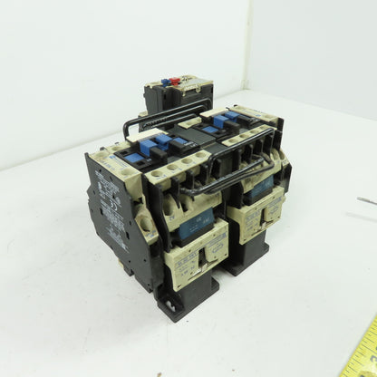 Telemecanique LP1 D0901 Reversing Contactor 600V 25A 24V Coil W/Overload Relay