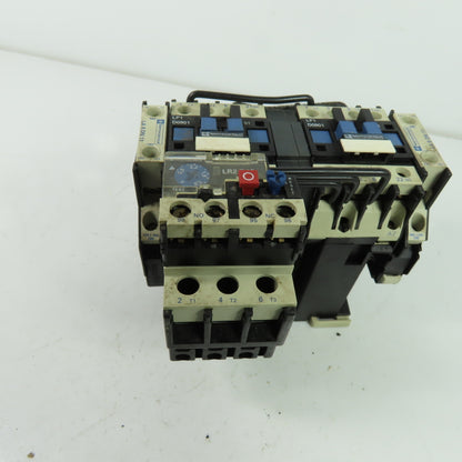 Telemecanique LP1 D0901 Reversing Contactor 600V 25A 24V Coil W/Overload Relay