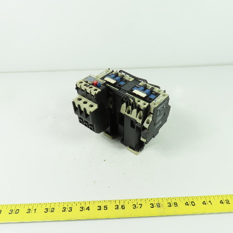 Telemecanique LP1 D0901 Reversing Contactor 600V 25A 24V Coil W/Overload Relay