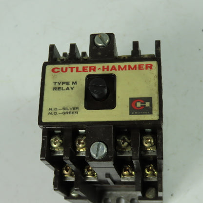 Cutler Hammer D26MPR Type M Relay 600VAC Max