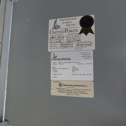 General Electric AQF3422MTX 225A 42-Space Panelboard 208Y/120V 3PH 4W W/Breakers